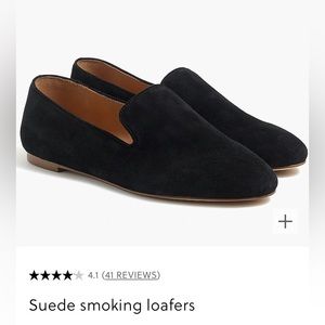 J. Crew suede smoking loafers